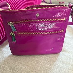 Cole Hahn Fuchsia Crossbody Bag